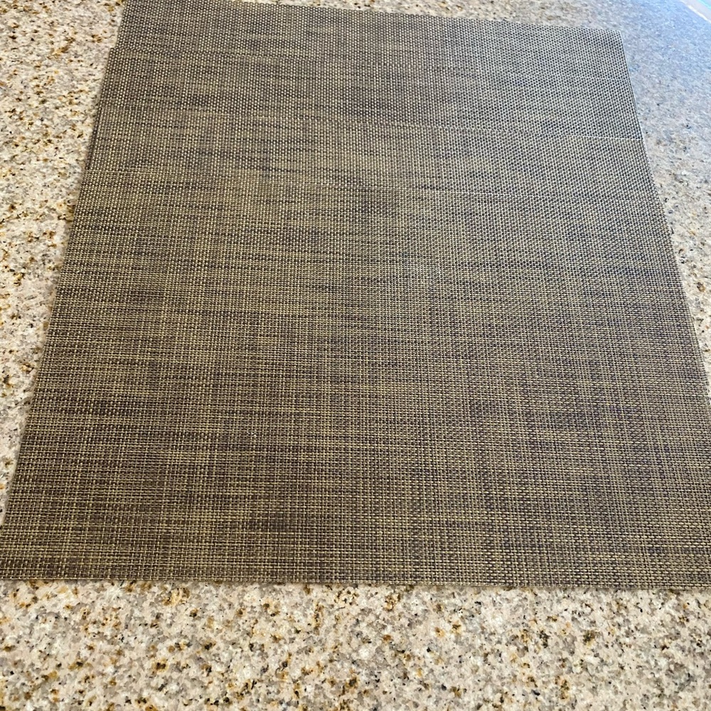 Textured Brown Placemat Set